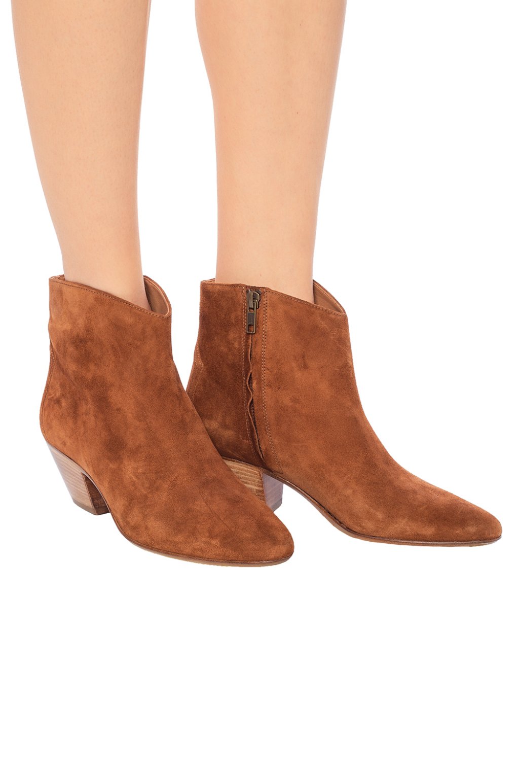 Brown Dacken heeled ankle boots Isabel Marant Vitkac Australia